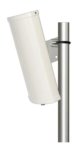 Antena sectorial de 2.4 ghz, ganancia 12 dbi,  angulo de apertura de 90 °, conector n-hembra, con montaje incluido