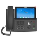 Teléfono ip  android empresarial para 20 lineas sip, pantalla táctil, wi-fi y bluetooth, poe, hasta 112 botones dss, puertos gig