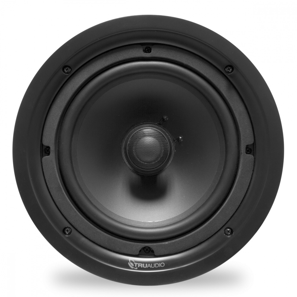 Phantom series altavoz de techo de 2 vias, woofer de polietileno inyectado de 6.5in, tweeter giratorio de 1in, 5-90 watts 8 ohms