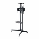 Soporte De Piso Manhattan 462174 Para Pantalla 32" - 65" Hasta 55kg