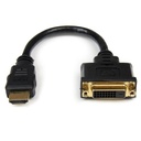 Cable adaptador video 20cm hdmi macho a dvi-d hembra  .