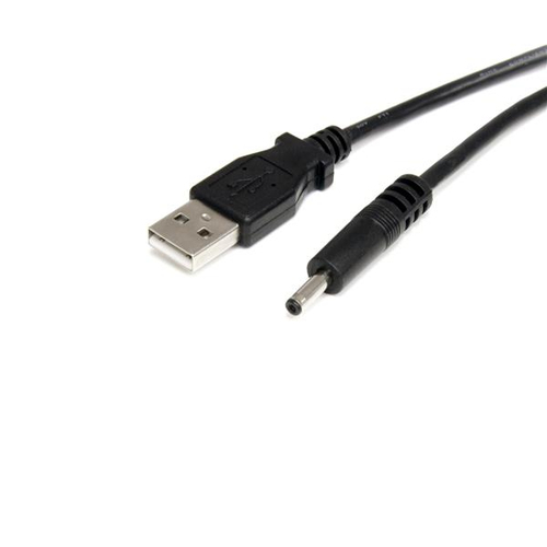 Cable 2m adaptador usb a macho a conector coaxial barrel m 5v .