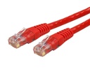 Cable 91cm red utp rj45 cat6 ethernet gigabit moldeado rojo .