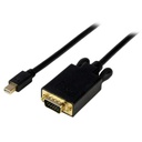 Cable 1.8m adaptador activo mini displayport a vga negro .