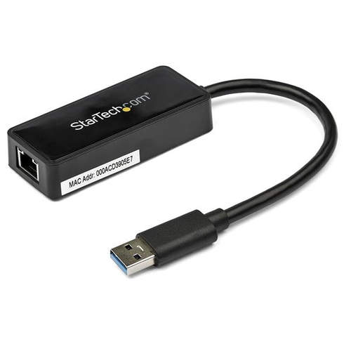 Tarjeta ethernet 1 puerto rj45 externa usb 3.0 con usb negro