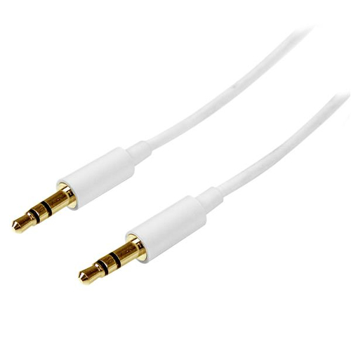 Cable 1m audio estereo 3.5mm minijack plug macho macho  .