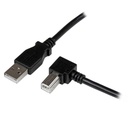 Cable usb 2m impresora usb a usb b acodado angulo derecho .