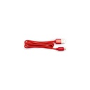 Cable Vorago de Carga Micro USB B/para apple Macho - USB A Macho 1 Metro Rojo para iPod/iPhone/iPad