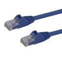 Cable de red 2.1m cat6 utp rj45 gigabit etl snagless azul .