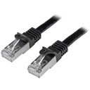 Cable 3m de red cat6 ethernet gigabit blindado sftp negro  .