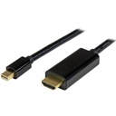 Cable convertidor ultrahd 4k mini displayport a hdmi 2m negro.