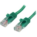 Cable 2m verde red 100mbps cat5e ethernet rj45 snagless