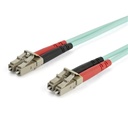 Cable de 7 m de fibra optica aguamarina - lc a lc - 50/125