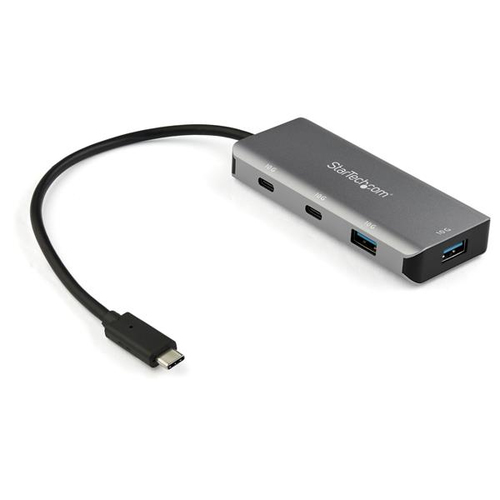 Adaptador hub usb-c de 4 puert 2x usb-a § 2x usb-c - 10gbps