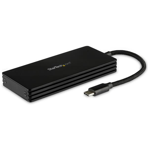 Gabinete portatil ssd m.2 para ssds m.2 sata - usb-c - usb 3.1