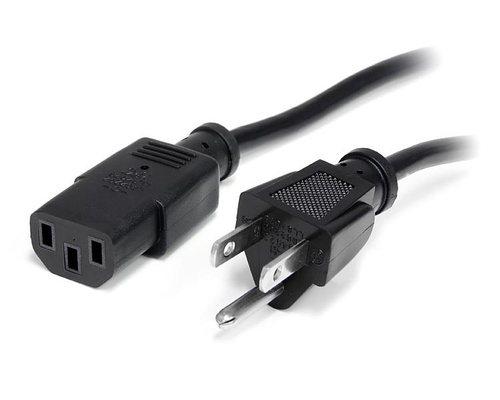 Cable de poder para pc de 3m - paquete de 10 - nema 5 15p a c13