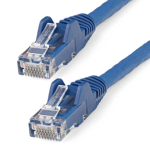 Cable ethernet cat 6 de 5m lszh patch utp sin enganches azul