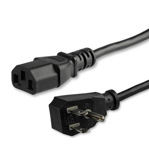 Cable de 1.8m de alimentacion plano nema 5-15p a c13 para pc