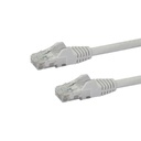 Cable 1m red ethernet utp cat6 snagless blanco rj45