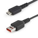 Cable de carga de 1m usb-a a micro usb - con bloque de datos