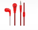 Ep-103 audifonos vorago ep-103 rojo 3.5mm    .