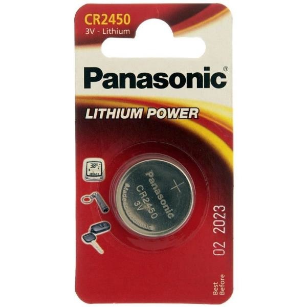 Batería de litio tipo moneda 3v / cr2450 ( batería no recargable )