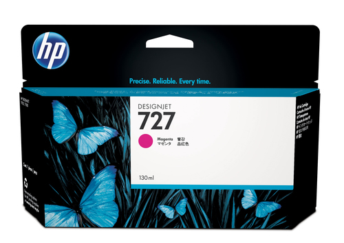 Hp 727 magenta 130ml tinta amplio formato b3p20a