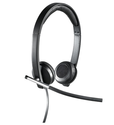 Diadema logitech h650e stereo alambrica