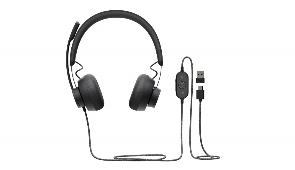 Logitech zone wired teams graphite - usb - n/a - amr - teams