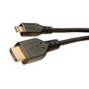 Cable hdmi a micro hdmi c ethernet adaptador m/m 1.83m