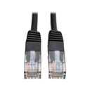 Cable patch cat5e utp moldeado 350mhz rj45 m/m negro 4.27m