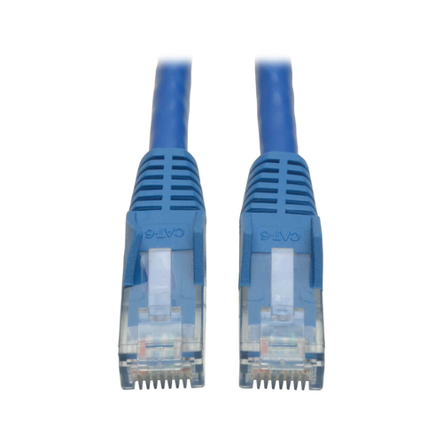 Cable patch cat6 utp moldeado snagless rj45 m/m azul 1.52m