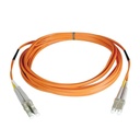 Cable patch fibra duplex multim 62.5/125 lc/lc 10m