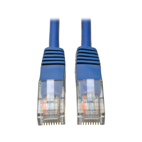 Cable patch cat5e utp moldeado 350mhz rj45 m/m azul 1.83m