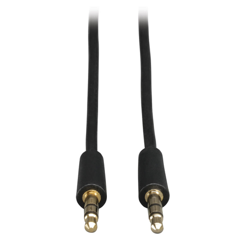 Cable audio estereo mini 3.5mm para bocinas y audiofonos m/m 1..3m