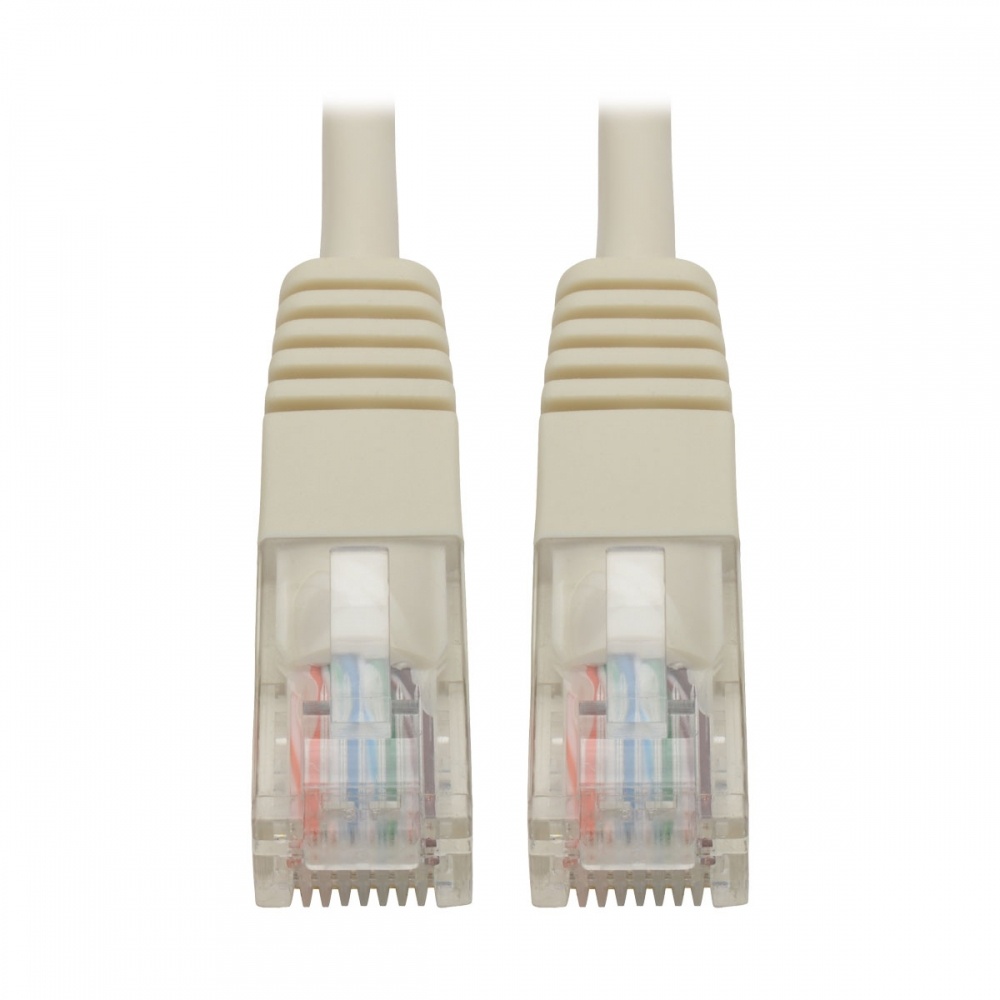 Cable patch cat5e utp moldeado 350mhz rj45 m/m blanco 3.05m