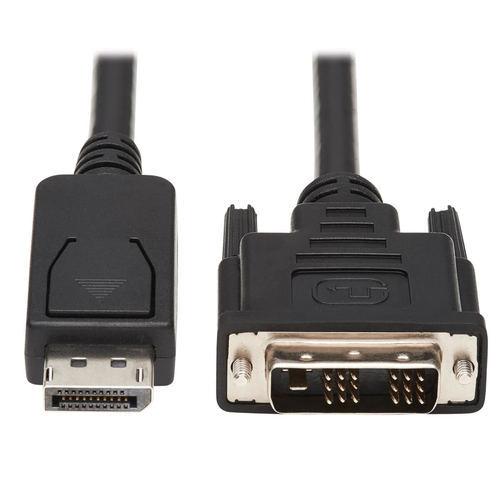 Cable displayport a dvi dvi-d de conexion unica m/m 1.83m