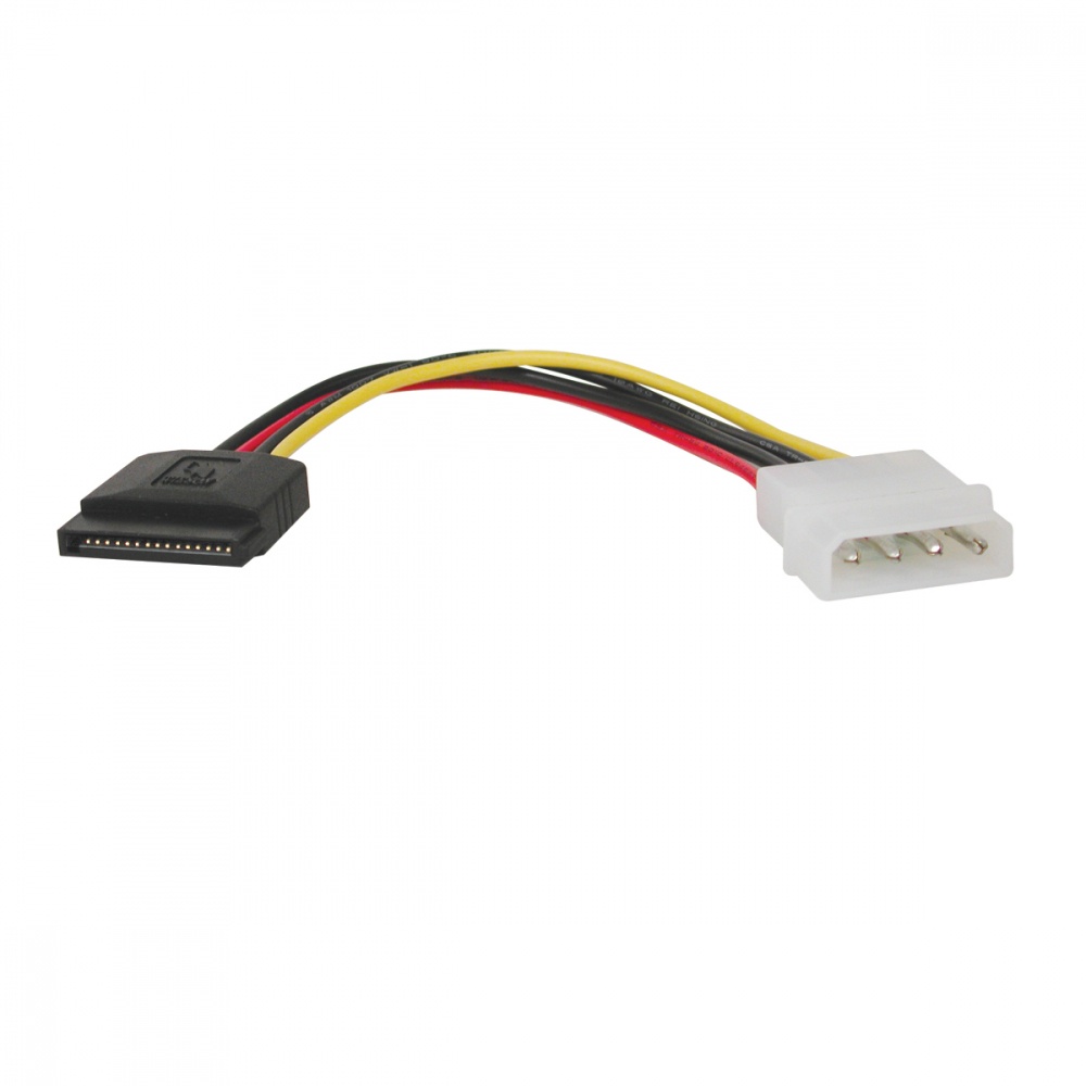 Cable serial ata (sata) molex 4 pines a 15 pines 15.3cm