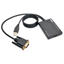 Adaptador vga a hdmi c/ audio y alimentacion por usb