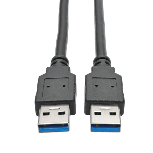 Cable usb 3.0 superspeed a/a m/m negro 0.91 m i3 pies