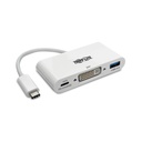 Adaptador usb 3.1 gen 1 usb-c dvi puertos usb thunderbolt