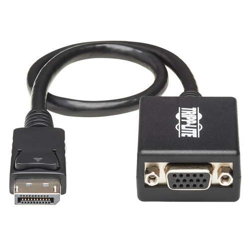 Adaptador activo displayport a vga m/h negro 30.5 cm