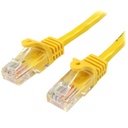 Cable 1m amarillo red 100mbps cat5e ethernet rj45 snagless