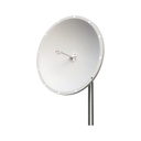 Antena direccional, frecuencia extendida de (4.8 - 6.5 ghz), ganancia 28 dbi, dimensiones (2 ft), slant de (45° y 90°), incluye 