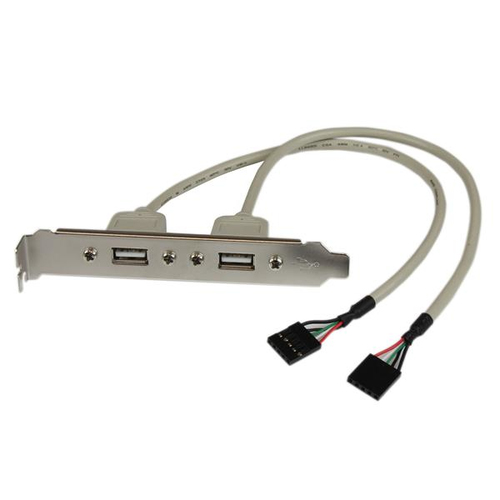 Adaptador bracket placa usb a 2 puertos