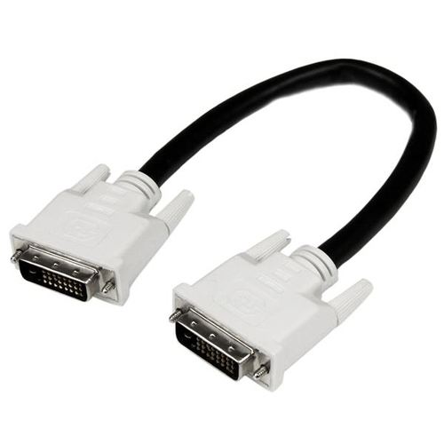 Cable 0.3m dvi-d doble enlace dual link video macho a macho .