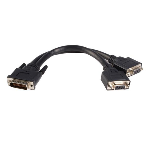 Cable de 20cm lfh59 dms-59 a doble pantalla vga  .