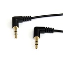 Cable 0.9m extensor de audio estereo conector angulo 3.5mm .