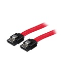 Cable StarTech SATA con Cierre de Seguridad Macho - Macho 20cm Rojo