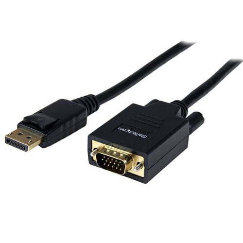 Cable 1.8m adaptador video dp displayport a vga macho 1920x120.